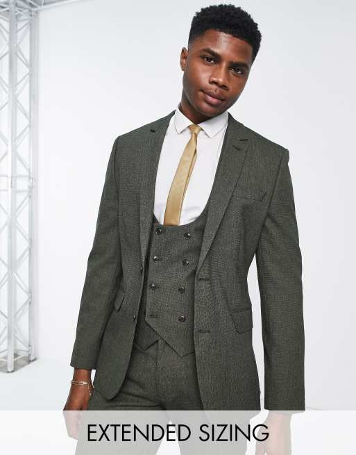 Asos green suit outlet jacket