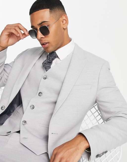 Ice grey hot sale suit asos