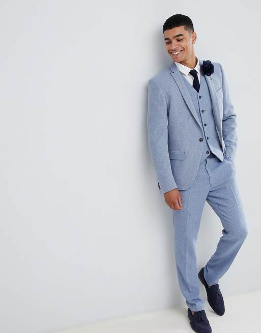 Light blue suit on sale asos