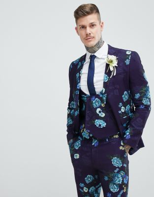 floral linen jacket