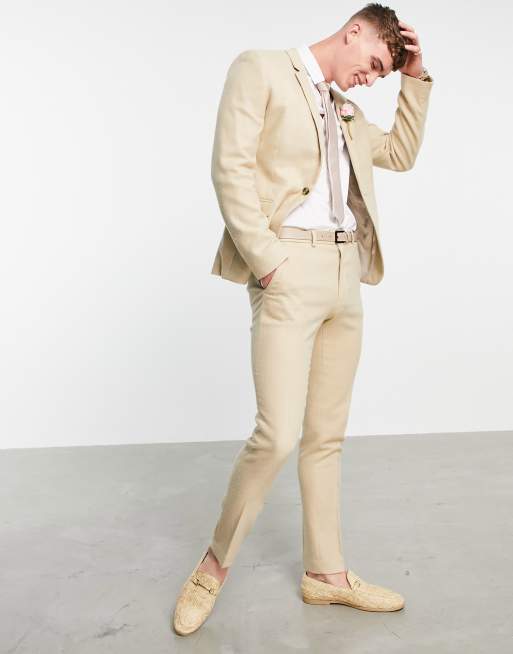 Asos clearance tan suit