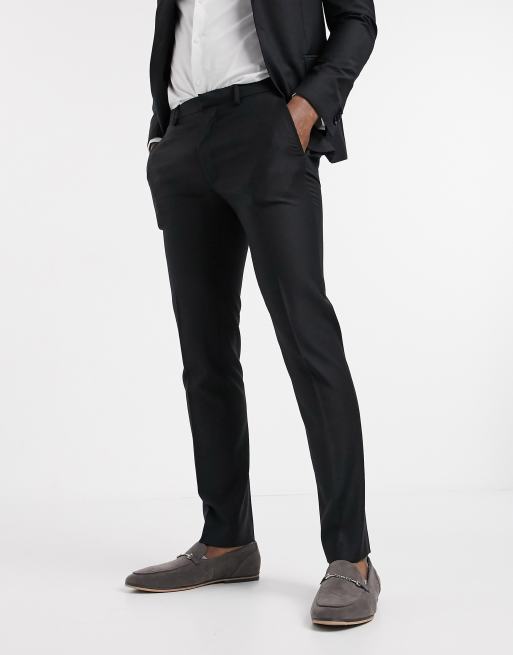 Elegant Monochrome Slim Fit Waist Defining Suit With Long Pants