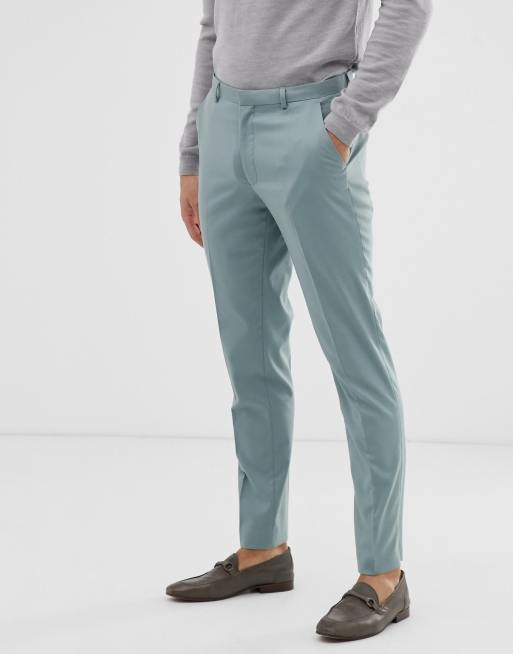ASOS DESIGN Wedding – Enger Anzug in Pastellblau, 3 von 4
