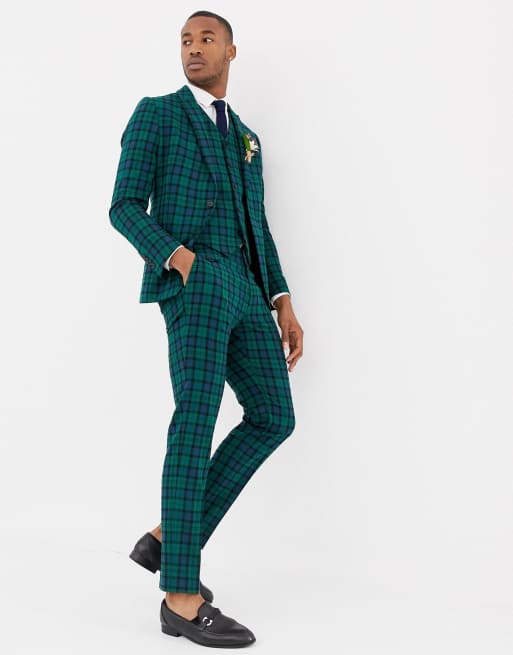 Tartan trousers clearance mens wedding