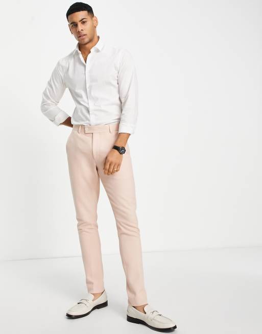 Dusky pink shop trouser suit