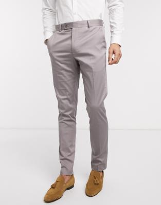 stretch skinny suit trousers