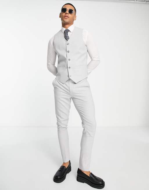 Ice grey sales suit asos