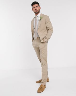 stone coloured wedding suits