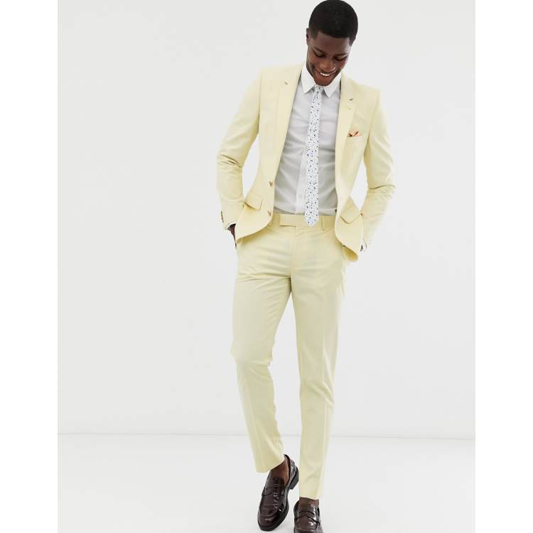 Asos hotsell yellow trousers