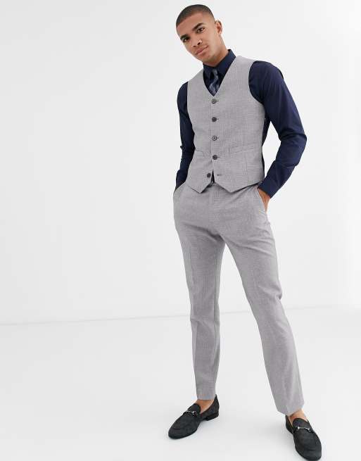 Asos sales grey waistcoat