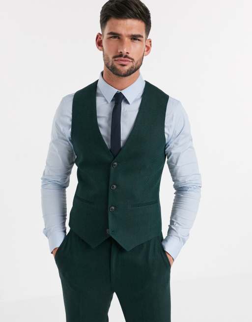 Green waist coat sale