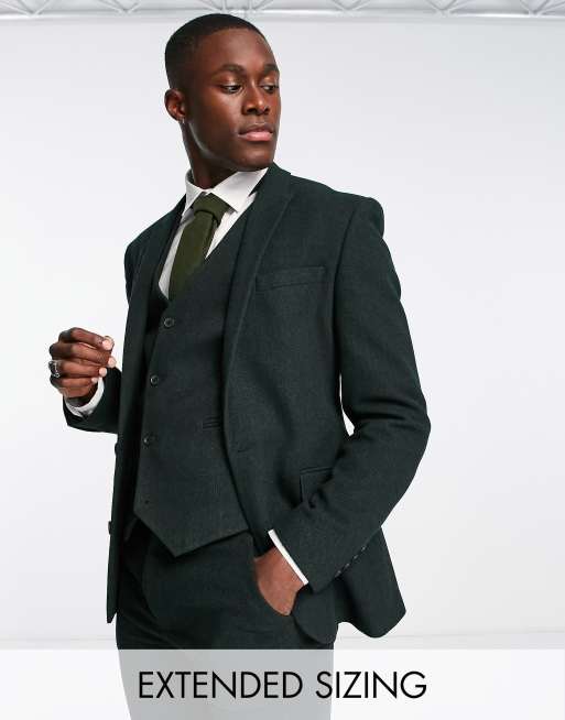 Asos green suit jacket best sale