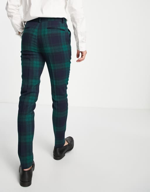 Asos tartan sale trousers mens