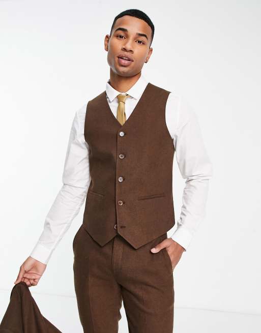 Vest with suit on sale jacket