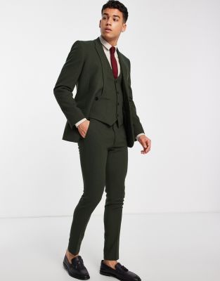 dark green suit asos