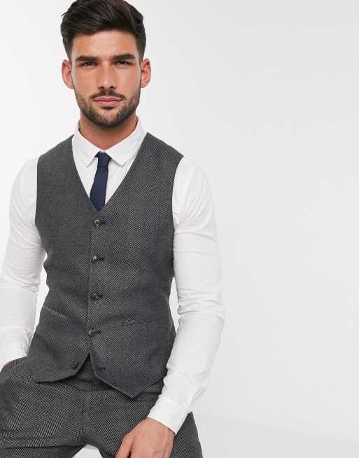 Asos 2025 grey waistcoat