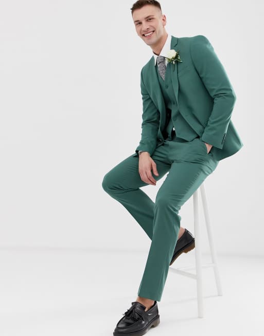 Traje chaqueta verde hombre new arrivals