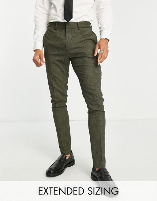 Montorsop Tailored Pants - Dark Green, Suit Pants