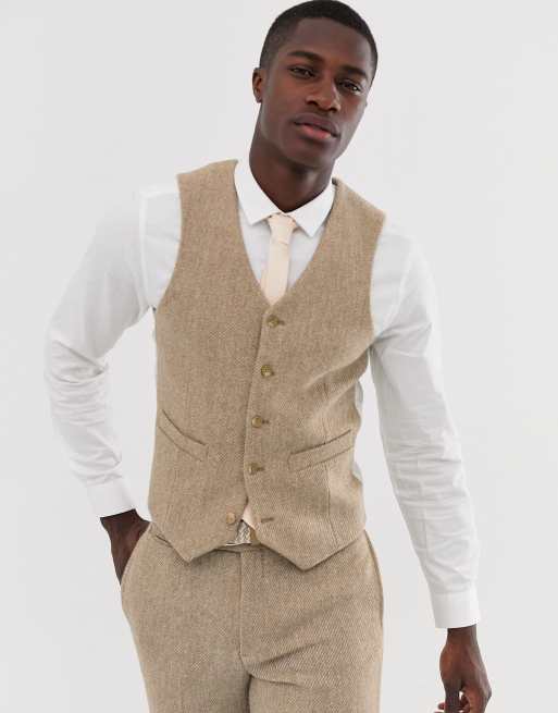 Asos 2025 tweed waistcoat