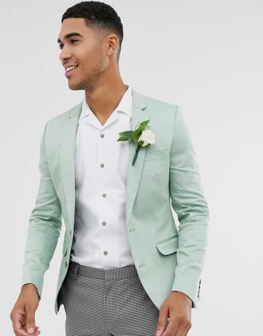 Green shirt with on sale blazer