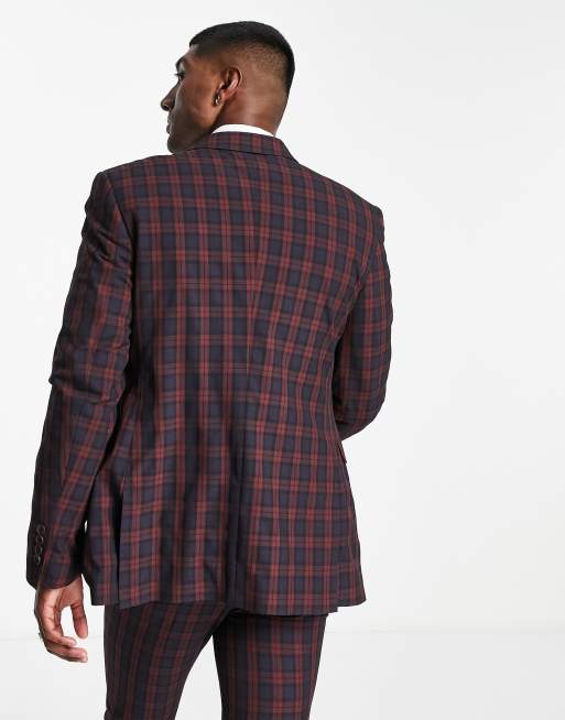 Asos clearance tartan blazer