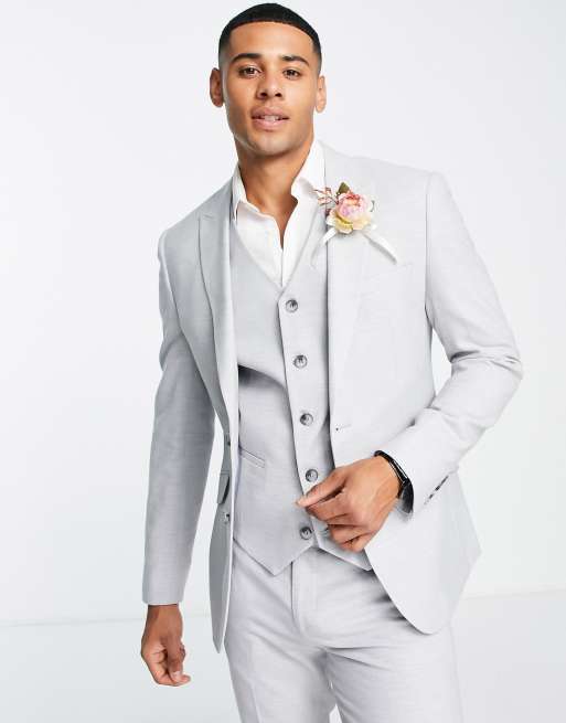 Asos hot sale gray suit