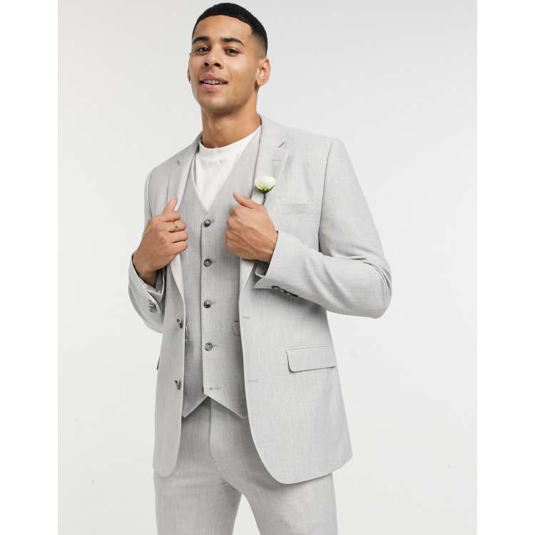 Ice grey 2025 suit asos