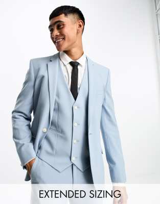 Super skinny blue on sale suit