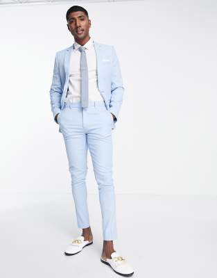 asos design wedding super skinny suit