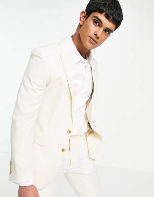 cream suit asos