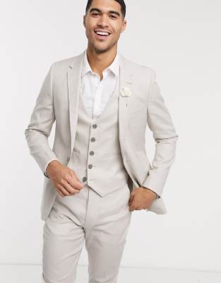 asos design wedding super skinny suit