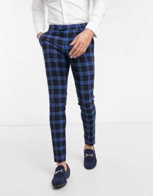 asos checkerboard pants