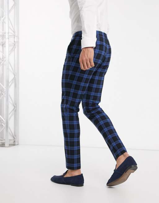 Mens plaid 2025 pants asos