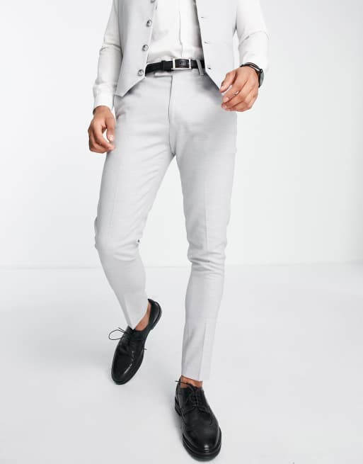 Asos ice grey on sale suit