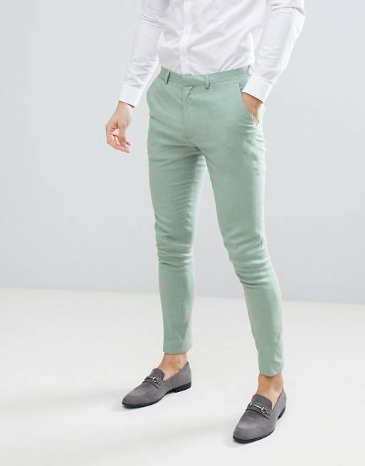 skinny suit pants