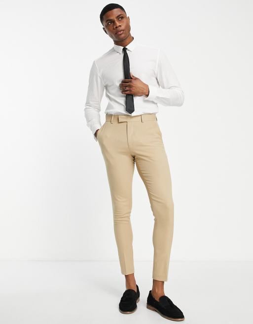 White shirt khaki pants black sale shoes