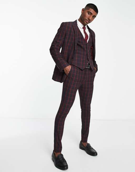 Tartan on sale wedding suit