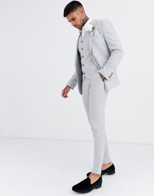 asos design wedding super skinny suit