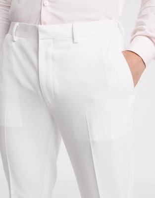 white skinny suit pants mens