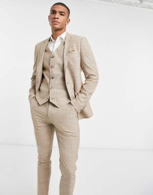 beige suit asos