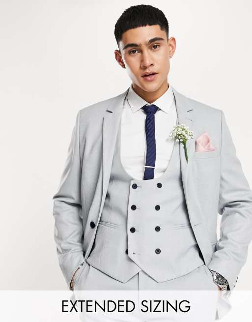 Asos double breasted waistcoat hot sale