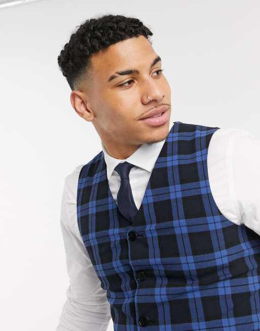 Tartan clearance waistcoat wedding