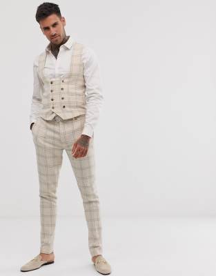 cream suit asos