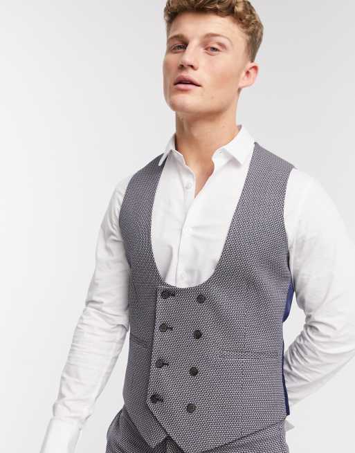 Asos on sale grey waistcoat