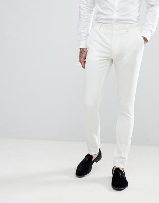 cream trousers for wedding