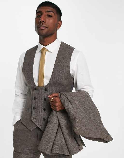 Asos tweed clearance waistcoat