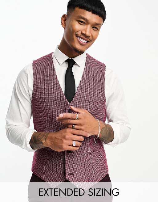 Asos on sale tweed waistcoat