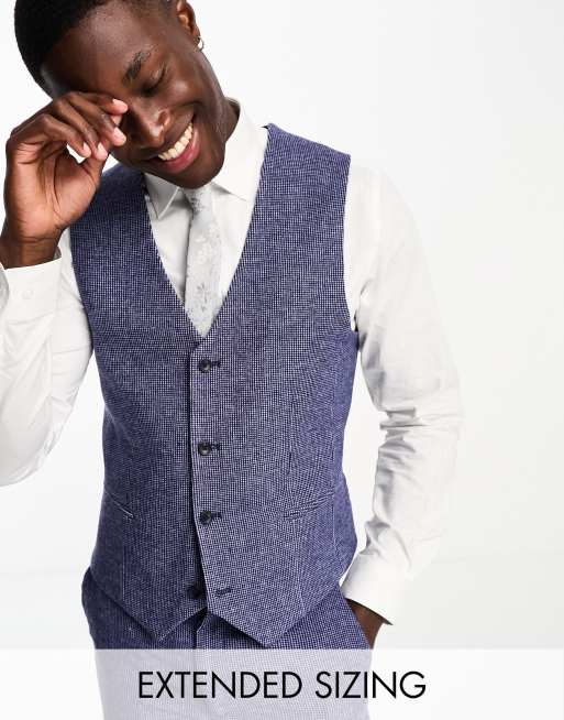 Tweed deals waistcoat asos