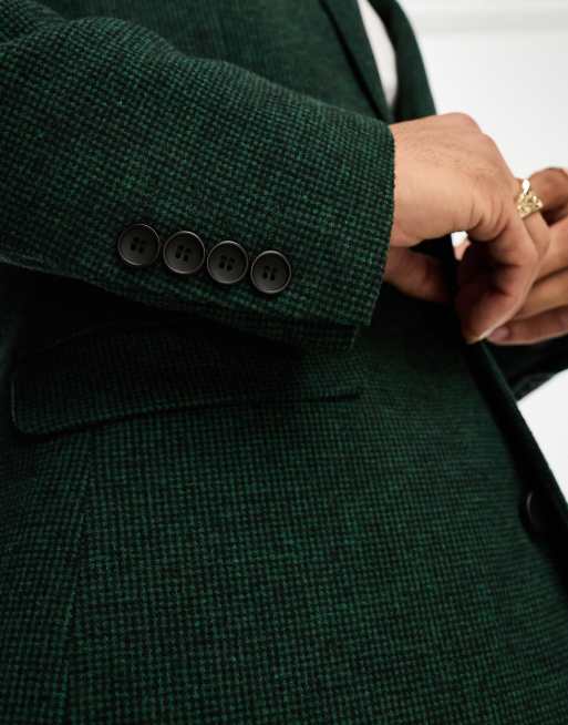 Dark green shop wool jacket