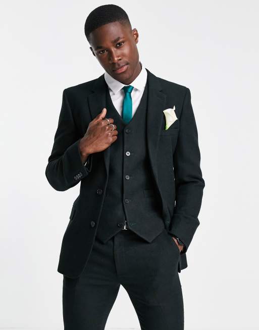 Asos green suit outlet jacket